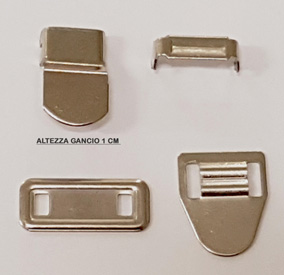 Ganci per pantaloni acciaio inox